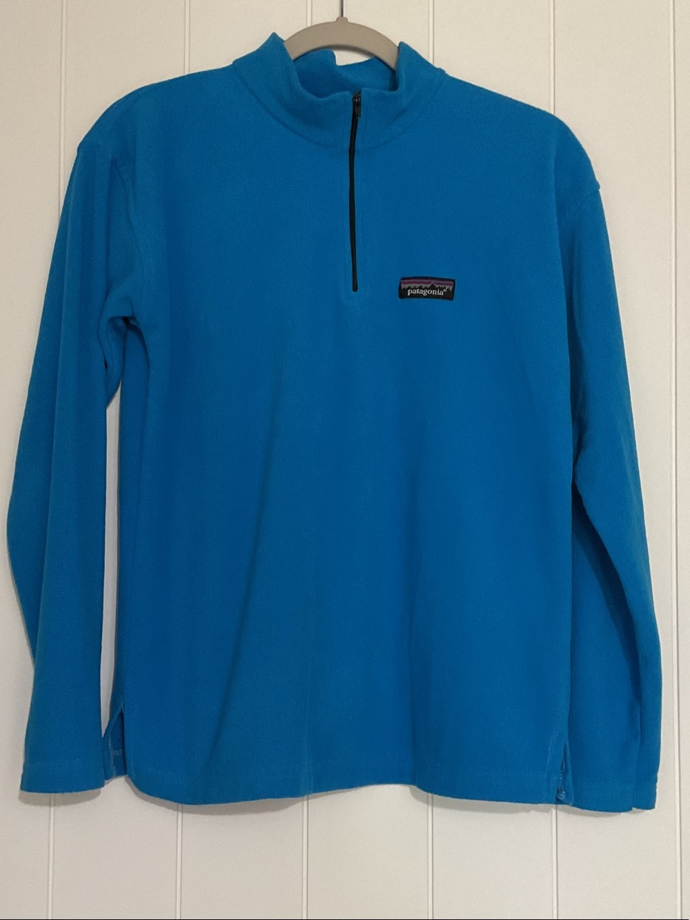 Patagonia Blue Quarter-Zip Fleece Pullover